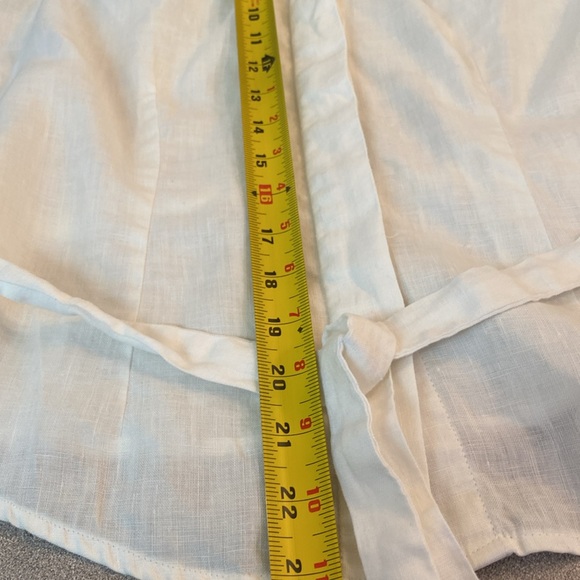 GRACE ELEMENTS - 100% Linen sleeveless top. Size 8 - Picture 8 of 9